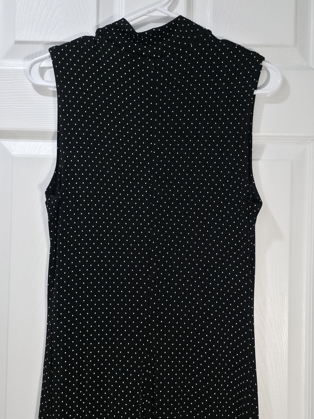 VTG Ronni Nicole 90s Mock Neck Polka Dot Maxi Dress 10 - Picture 7 of 9